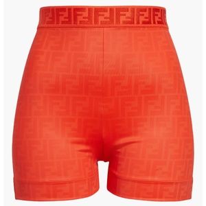Women's Fendirama FF Logo Biker Shorts